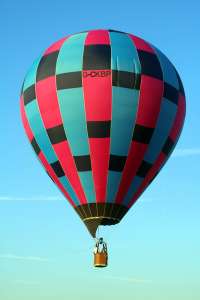 G-CKBP hot air balloon, a Smith CA Smudger 77. Photograph by G Bann