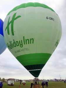 G-CKFZ hot air balloon, an Ultramagic M-77. Photograph by Steve Roake