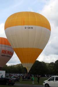 G-CKIN hot air balloon, a Lindstrand Technologies LTL Series 1-105, added to the archive 7 September 2026. Photograph by G Bann