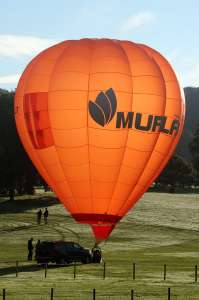G-CKJT hot air balloon, an Ultramagic H-42. Photograph by G Ban