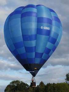 G-CKKO hot air balloon, an Ultramagic H-77. Photograph by K Sowter