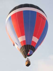 G-CKMH hot air balloon, a Kavanagh Balloons PTY EX-65. Photograph by Ian Grove