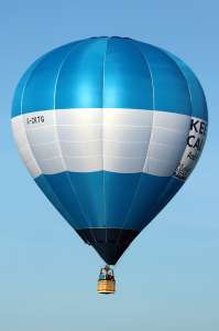 Benchmark hot air balloon G-CKTG, a Balony Kubicek SPOL. S R.O. BB26E, added to the archive 7 September 2026. Photograph by G Bann