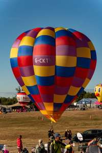 G-CKTW hot air balloon, a Cameron O-31. Photograph by Dave
