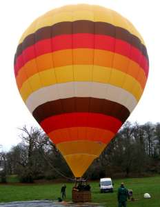 G-CKUA hot air balloon, a Cameron Z-77. Photograph by Cameron Balloons