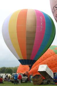 G-CKVE hot air balloon, a Marshall A Aero 31 AM9, added to the archive 7 September 2026. Photograph by G Bann