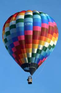 G-CKVI hot air balloon, a Cameron A-120. Photograph by G Bann