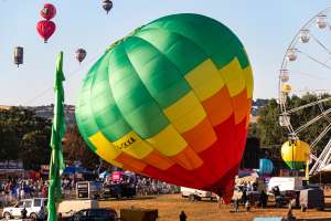 G-CKXA hot air balloon, a Cameron SPORT-70, seen at Leigh Woods, North Somerset, United Kingdom on 7 August 2026. Photograph by Dave