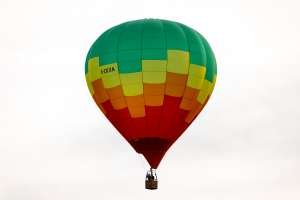 G-CKXA hot air balloon, a Cameron SPORT-70, seen at Arrow, Warwickshire, United Kingdom on 30 May 2026. Photograph by Dave