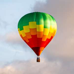 G-CKXA hot air balloon, a Cameron SPORT-70, seen at Horningsham, Wiltshire, United Kingdom on 11 September 2026. Photograph by Dave