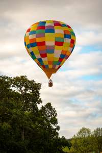 G-CKXE hot air balloon, a Cameron SPORT-90, seen at Horningsham, Wiltshire, United Kingdom on 11 September 2026. Photograph by Dave