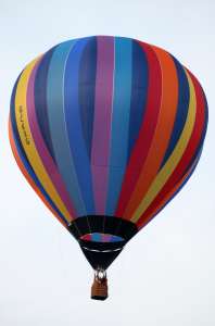 G-CKXG hot air balloon, a Cameron C-70, added to the archive 7 September 2026. Photograph by G Bann