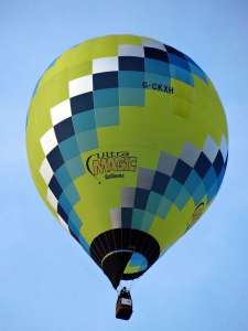 G-CKXH hot air balloon, an Ultramagic M-65C. Photograph by G Bann