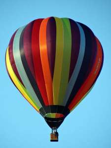 G-CKXK hot air balloon, a Cameron C-90. Photograph by Kevin Boon