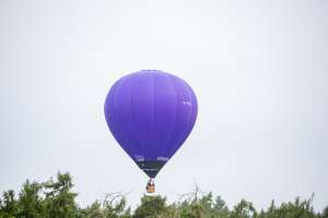 G-CKZJ hot air balloon, a Balony Kubicek SPOL. S R.O. BB26E, seen at Arrow, Warwickshire, United Kingdom on 31 May 2025. Photograph by Dave