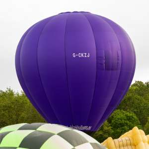 G-CKZJ hot air balloon, a Balony Kubicek SPOL. S R.O. BB26E. Photograph by Dave