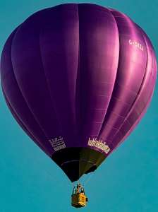 G-CKZJ hot air balloon, a Balony Kubicek SPOL. S R.O. BB26E, seen at Arrow, Warwickshire, United Kingdom on 29 May 2026. Photograph by Dave