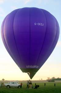 G-CKZJ hot air balloon, a Balony Kubicek SPOL. S R.O. BB26E, added to the archive 7 September 2026. Photograph by G Bann