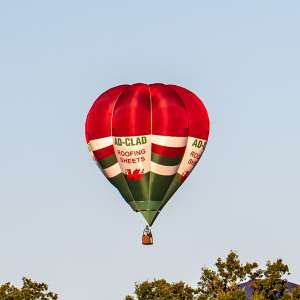 G-CLAD hot air balloon, a Cameron V-90