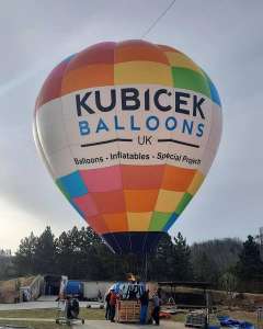 G-CLAF hot air balloon, a Kubicek Factory S.R.O. BB9EF. Photograph by Kubicek UK