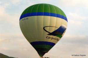 G-CLAG hot air balloon, a Lindstrand Balloons LBL 90A. Photograph by G Duke