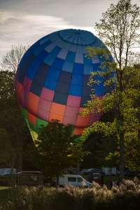 G-CLDJ hot air balloon, a Lindstrand Technologies LTL Racer 60, seen at Horningsham, Wiltshire, United Kingdom on 11 September 2026. Photograph by Dave