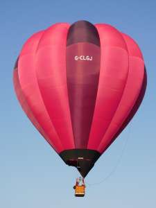 G-CLGJ hot air balloon, a Cameron O-120. Photograph by K Boon