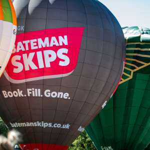Bateman Skips hot air balloon G-CLGK, an Ultramagic M-105