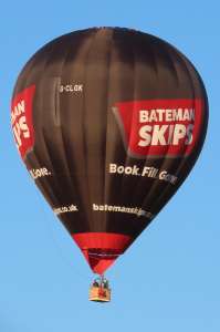Bateman Skips hot air balloon G-CLGK, an Ultramagic M-105. Photograph by G Bann