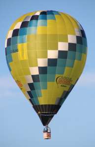 G-CLHS hot air balloon, an Ultramagic M-65C. Photograph by Vince Horan
