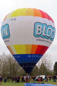 G-CLJL hot air balloon, a Balony Kubicek SPOL. S R.O. BB22Z. Photograph by G Bann