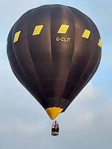 G-CLJT hot air balloon, a Wilkinson TJ Sackville BM-56 LW. Photograph by Brian Crossland-Mead