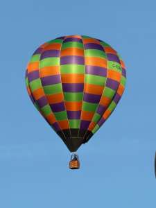 G-CLNX hot air balloon, a Balony Kubicek SPOL. S R.O. BB18E, added to the archive 15 September 2026. Photograph by jack101