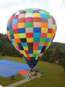 G-CLNY hot air balloon, a Balony Kubicek SPOL. S R.O. BB26Z. Photograph by Kubicek Balloons / Kubicek Balloons UK
