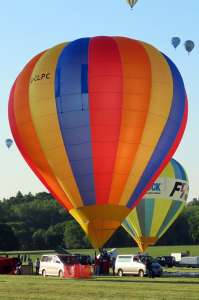G-CLPC hot air balloon, a Cameron SPORT-70, added to the archive 7 September 2026. Photograph by G Bann