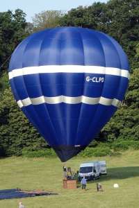 G-CLPD hot air balloon, a Cameron SPORT-50. Photograph by MJ Ballooning