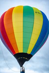 G-CLTT hot air balloon, a Cameron SPORT-70. Photograph by Dave