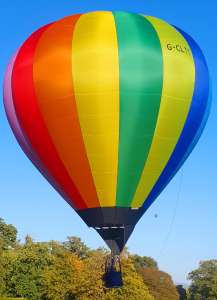 G-CLTT hot air balloon, a Cameron SPORT-70, added to the archive 22 September 2026. Photograph by George_Madd
