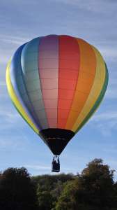 G-CLTT hot air balloon, a Cameron SPORT-70, seen on 4 October 2026. Photograph by Dave