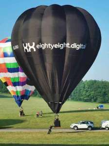 G-CLUU hot air balloon, added to the archive 27 August 2026. Photograph by Bob Garnett