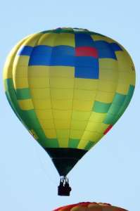G-CLVX hot air balloon, a Cameron SPORT-70, added to the archive 7 September 2026. Photograph by G Bann