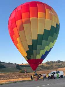 G-CLZR hot air balloon, a Lindstrand Technologies LTL Series 1-105. Photograph by Colin Wright