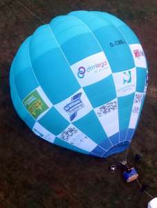 G-CMBJ hot air balloon, added to the archive 27 August 2026. Photograph by Bob Garnett