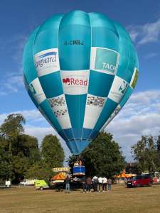 G-CMBJ hot air balloon, an Ultramagic H-77, added to the archive 15 September 2026. Photograph by jack101