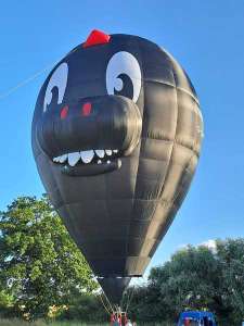 G-CMBV hot air balloon, a Wade DM DB-6RS. Photograph by Dan Wade