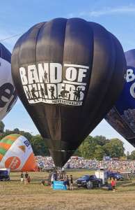 G-CMBW hot air balloon, a Cameron SPORT-60. Photograph by Bob Garnett