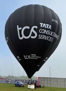 G-CMCE hot air balloon, a Cameron Z-77. Photograph by Colin Wright
