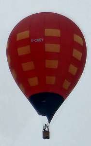 G-CMEY hot air balloon, a Cameron TR-65. Photograph by MSOO