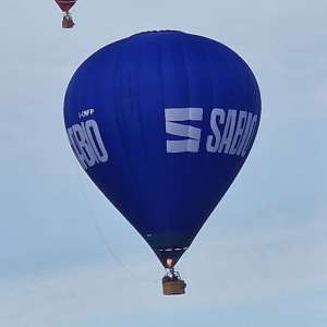 G-CMFP hot air balloon, a Cameron Z-140