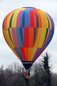 G-CMJG hot air balloon, a Cameron C-70, added to the archive 7 September 2026. Photograph by G Bann